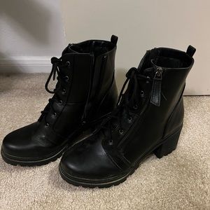 Womens Combat Boots by SODA